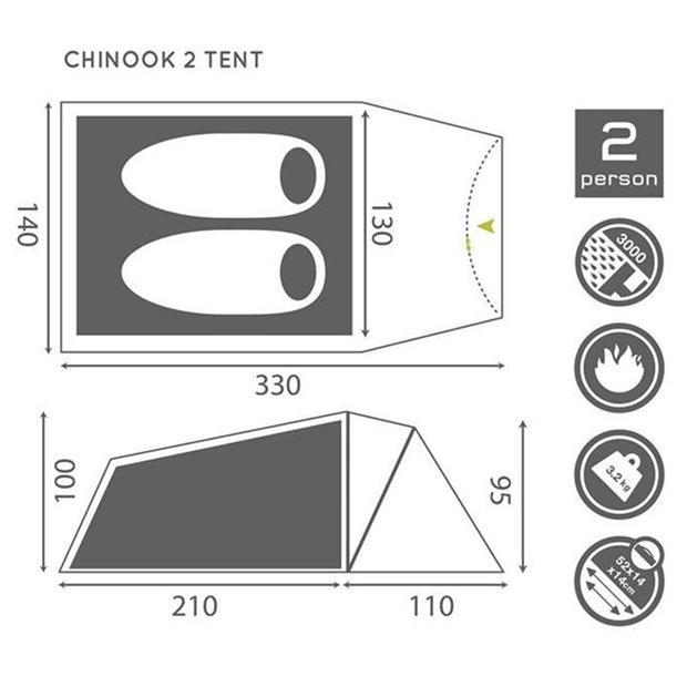 Gelert chinook 2 tent online
