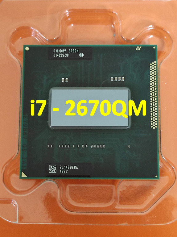 Genuine Intel® Core i7-2670QM Quadcore Processor CPU (6M Cache,up to 3. ...