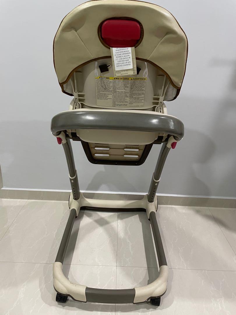 Graco Blossom 6in1 High Chair Babies Kids Nursing Feeding