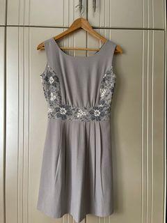 Grey Midi Dress