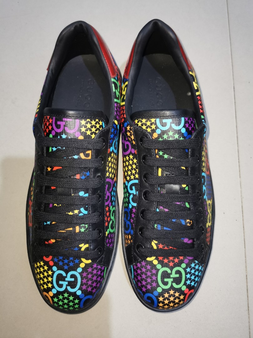 gucci psychedelic shoes