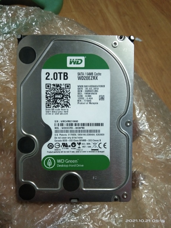 Wd green 2tb new arrivals