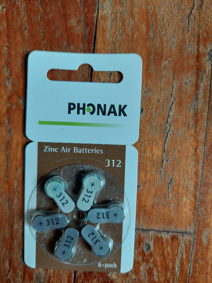 Hearing aids batteries for Phonak model 312, Mobile Phones & Gadgets