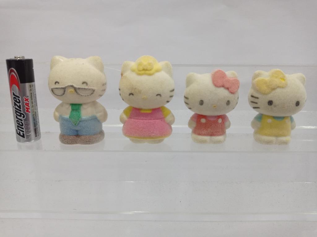 HELLO KITTY SANRIO FLOCKED FIGURE LIKE 