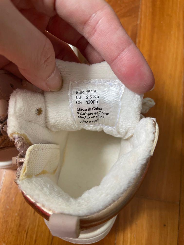 H and m kids boots top