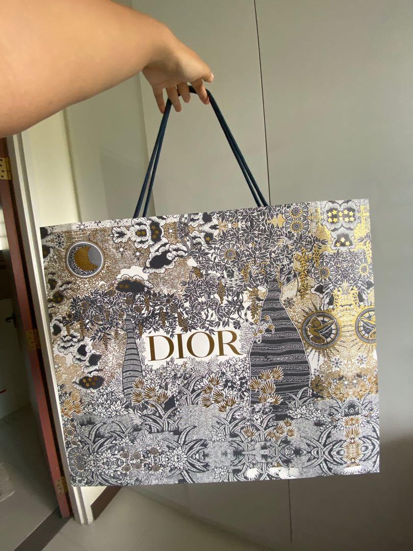 DIOR Authentic Vintage Paper White Gift Bag  Etsy Hong Kong