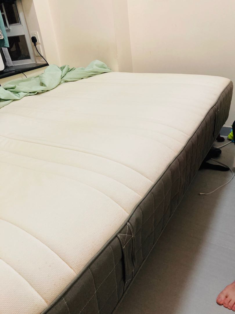 IKEA HOVAG Mattress, Queen Size, 傢俬＆家居, 傢俬, 床架及床褥 Carousell