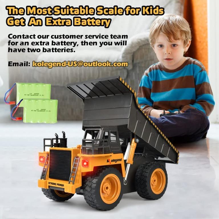 kolegend Remote Control Dump Truck RC Truck Construction Vehicle Truck