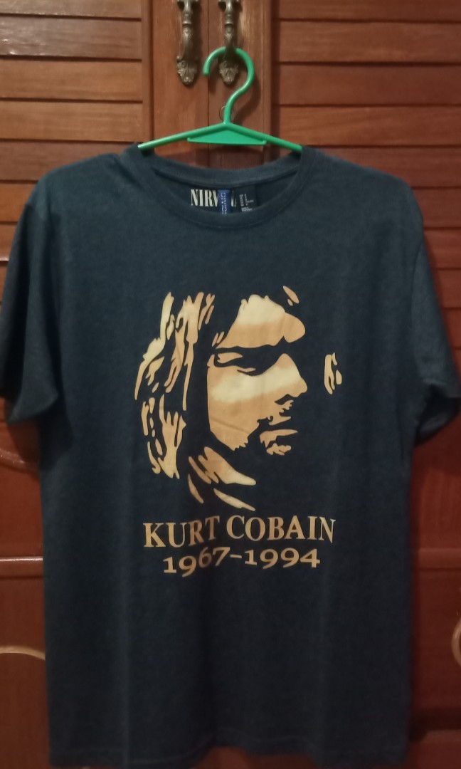 Kurt Cobain, Men's Fashion, Tops & Sets, Tshirts & Polo Shirts on Carousell