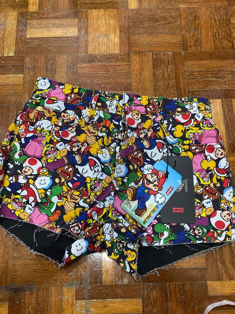 Levis women short denim X Super Mario