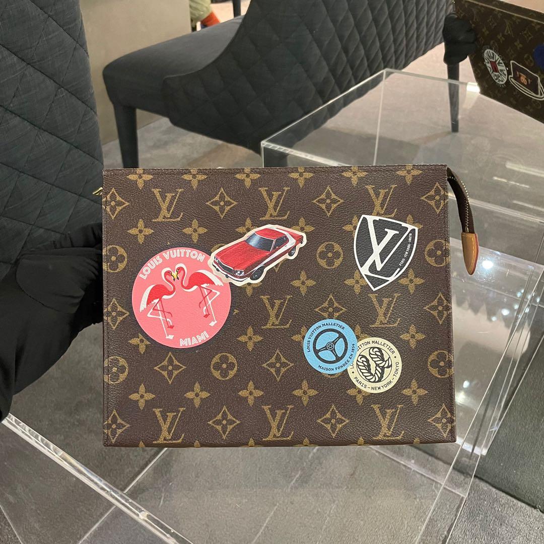 Lv toiletry 26 with strap, Luxury, Bags & Wallets on Carousell