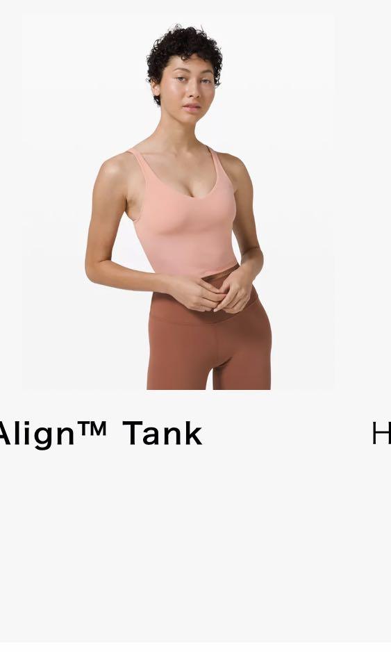 NWT Lululemon Align Tank Pink Pastel Size 4