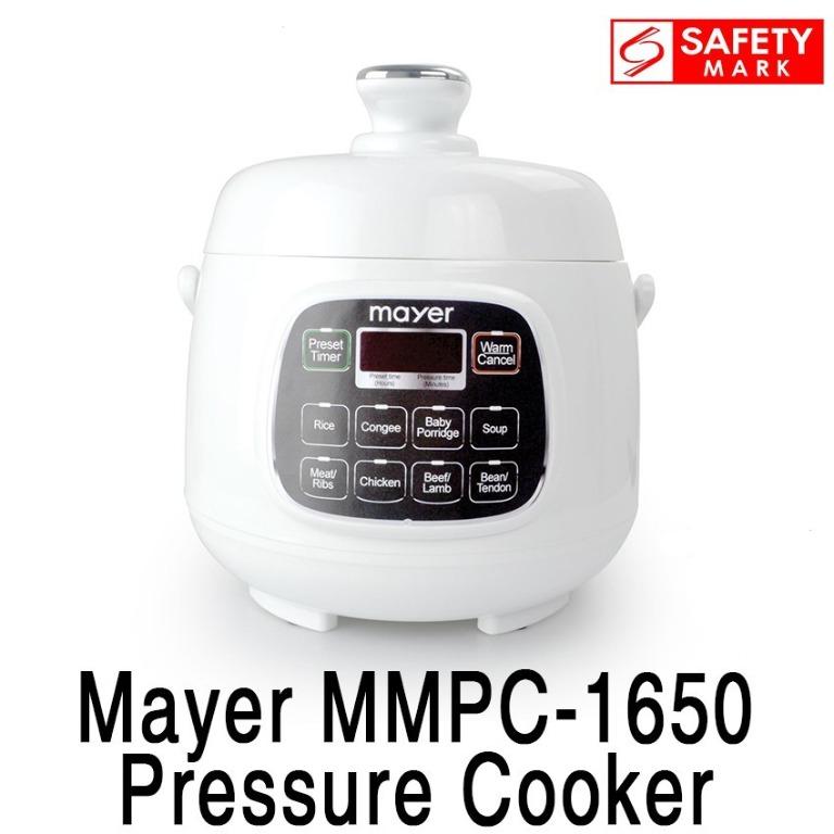 Mayer pressure cooker mmpc1650 review best sale