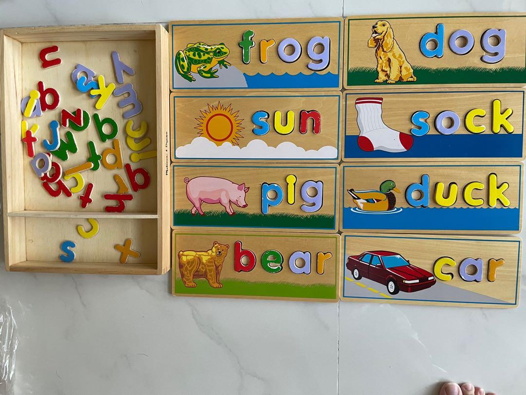Melissa and shop doug spelling puzzle
