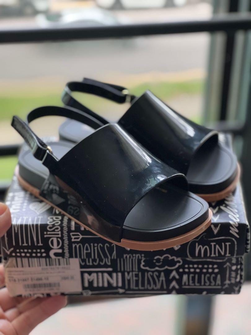 Melissa beach slide black hotsell