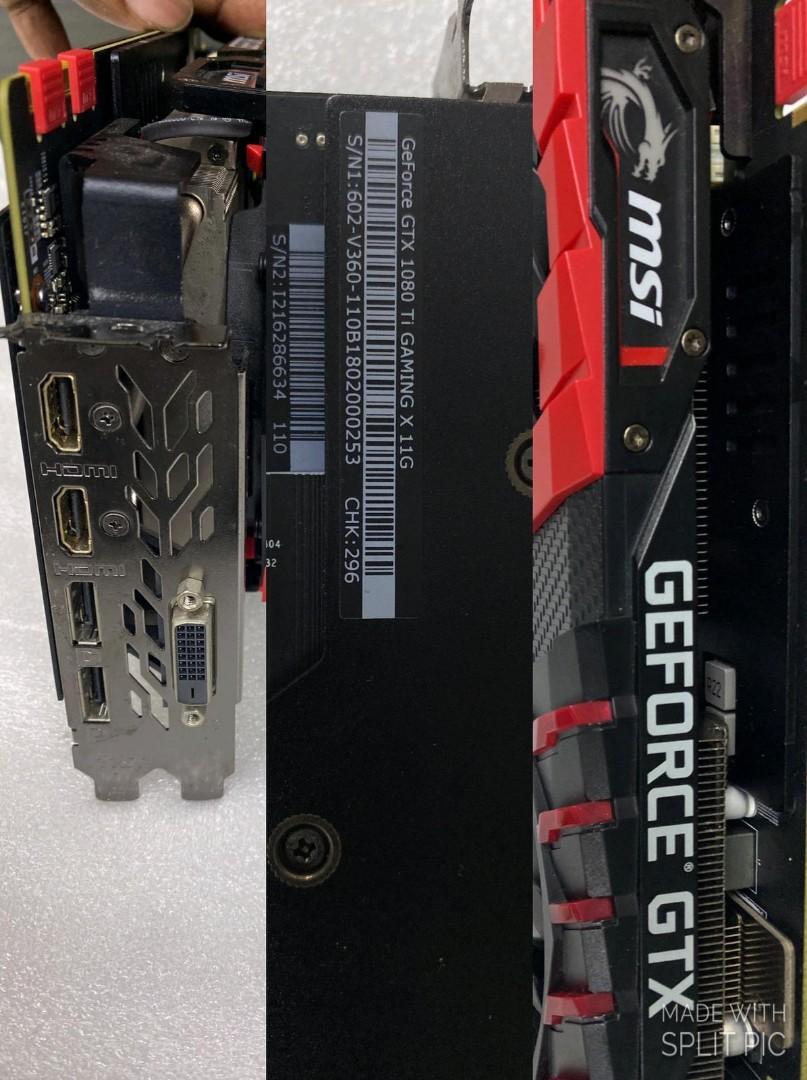MSI GeForce GTX 1080 Ti 11GB Computers Tech Parts