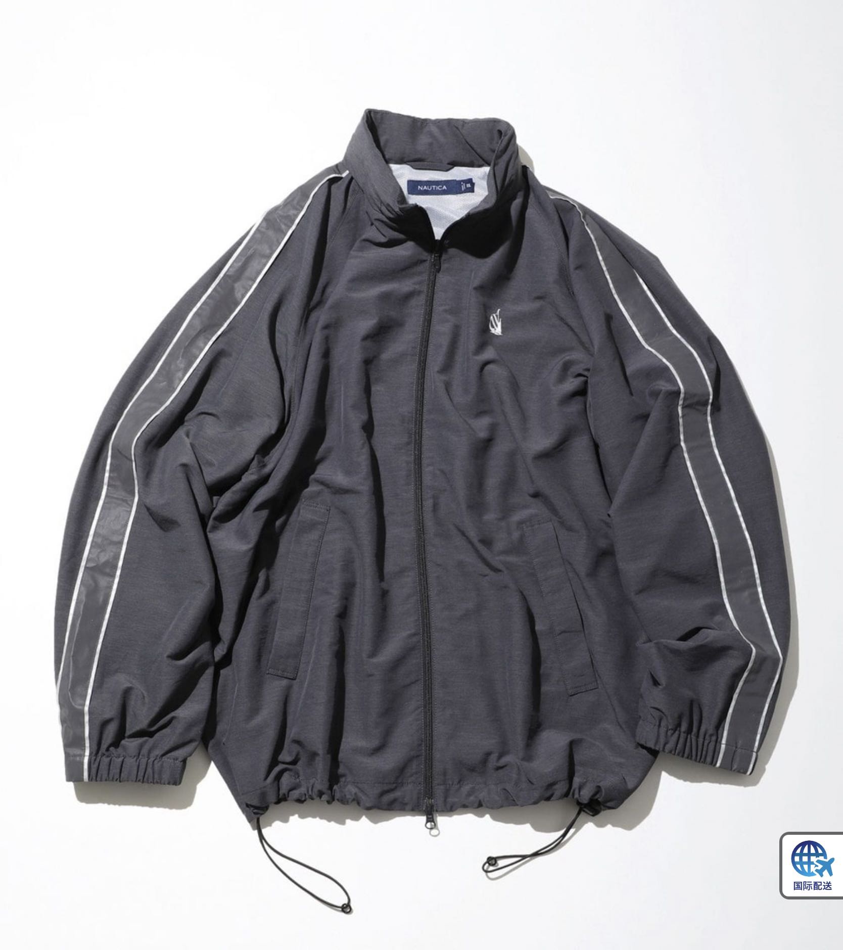nautica jp japan recycled fishing net track jacket, 男裝, 運動服裝- Carousell