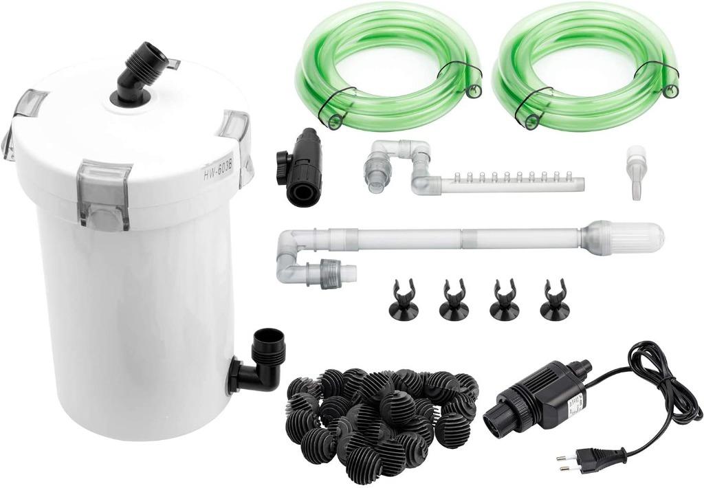 ☆JJ298☆ Nicrew Aquarium External Filter, Adjustable Flow Aquarium
