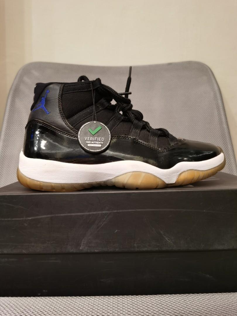 Nike air jordan 11 retro bg space jam 2016 original size us 7.5