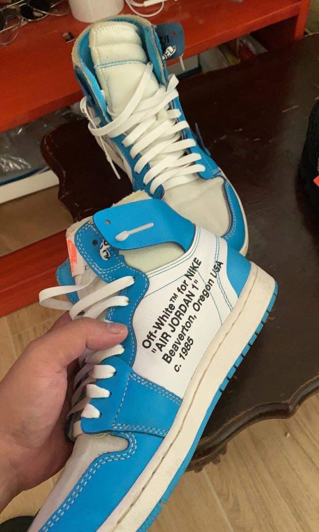 offwhite j1 unc, Men's Fashion, Footwear, Sneakers on Carousell