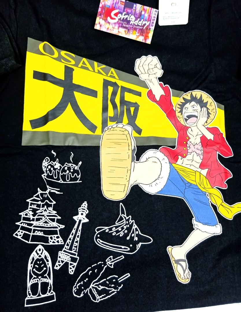 Original One Piece Luffy X Osaka Japan T Shirt Men S Fashion Tops Sets Tshirts Polo Shirts On Carousell