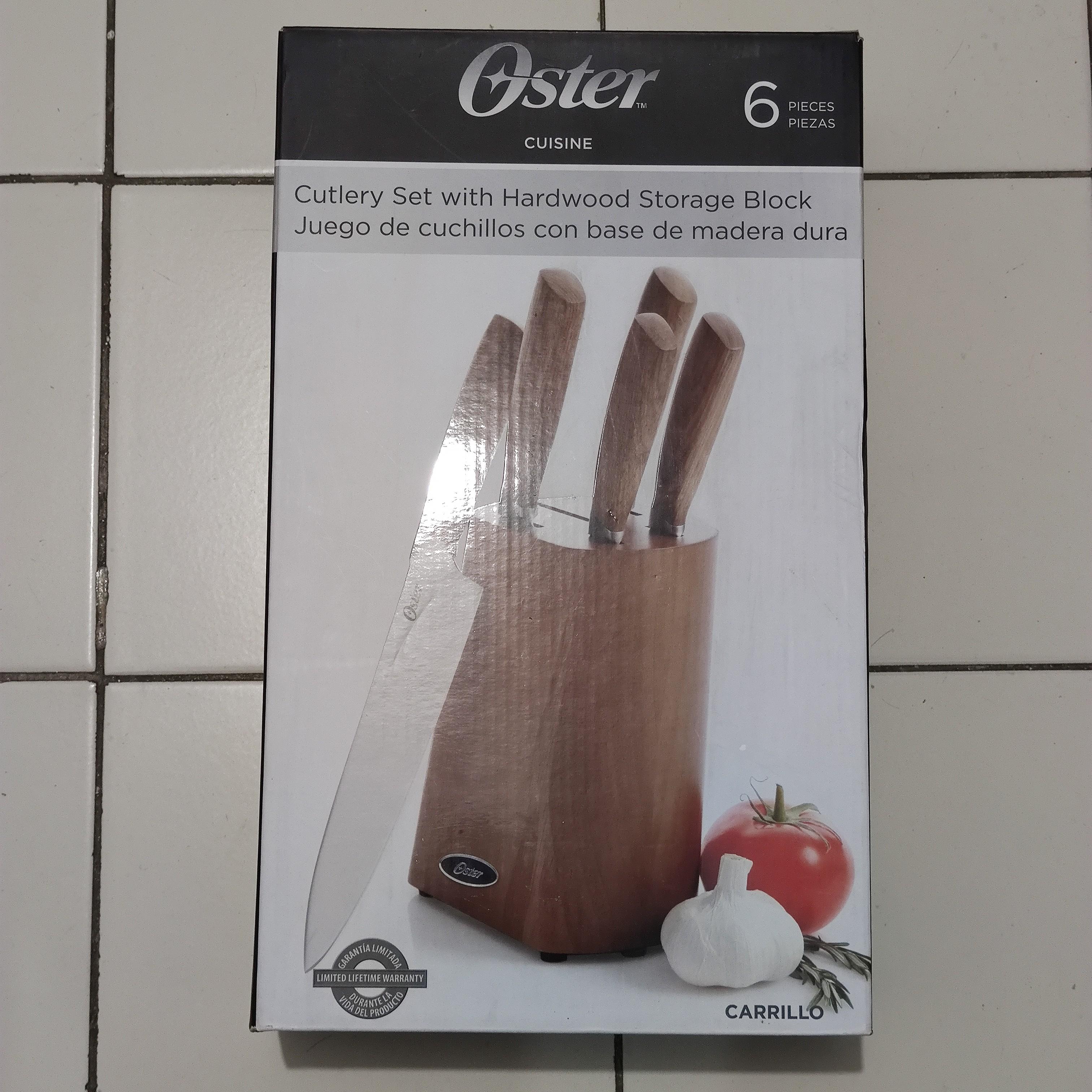 Oster Knife Set, Furniture & Home Living, Kitchenware & Tableware