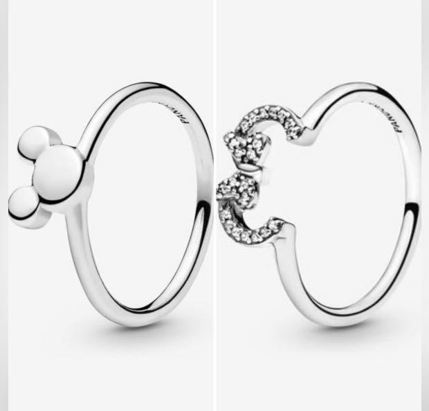 Mickey and minnie store pandora ring
