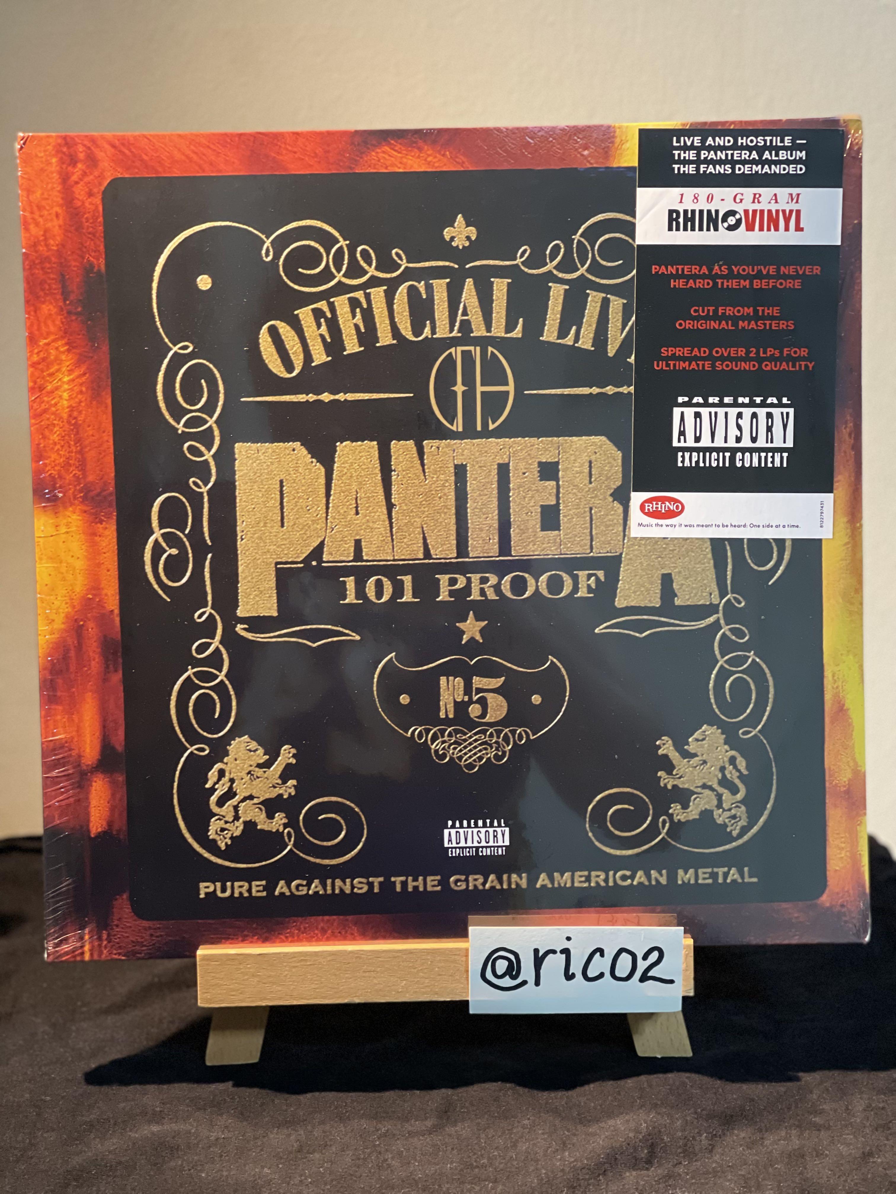 Pantera Official Live : 101 Proof Vinyl Double LP Gatefold, Hobbies ...