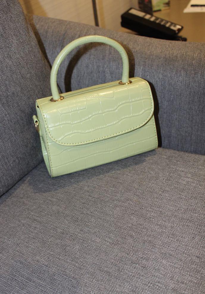 Pistachio green on sale bag