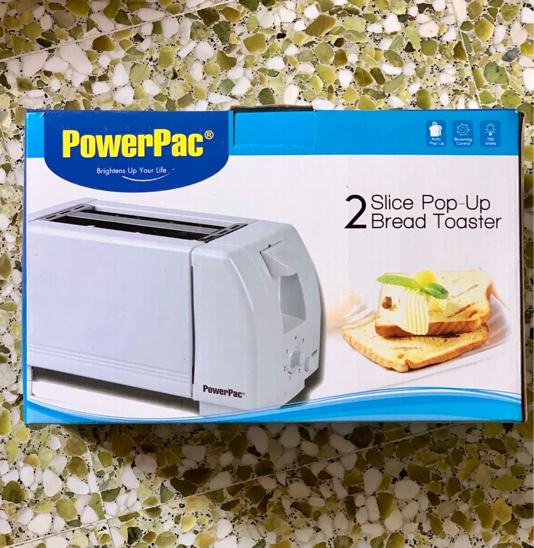 PowerPac Pop-up Bread Toaster, TV & Home Appliances, Kitchen Appliances ...