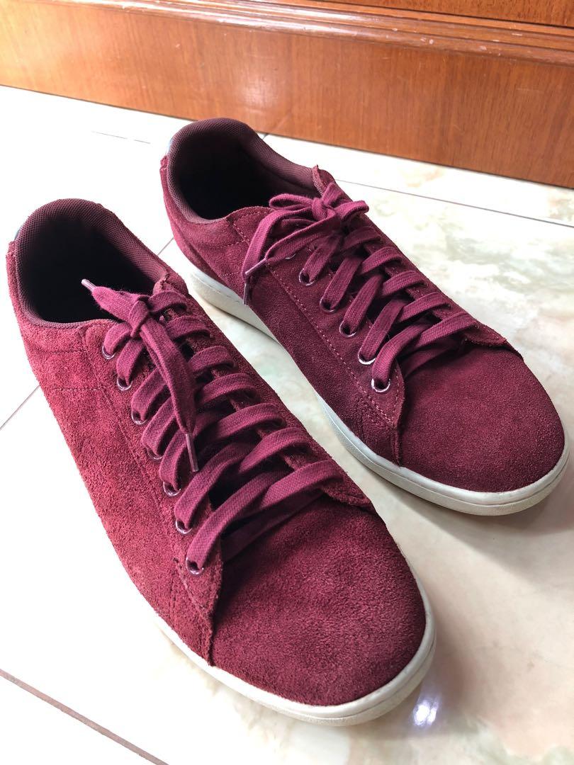 PRELOVED Lacoste Shoes Original Maroon uk 42 RARE