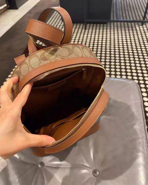 Coach andi backpack store in signature canvas