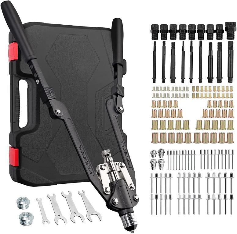 "Proster 2 in 1 Rivet Nut Tool Kit 21 Inch Riveting Gun Multifunctional