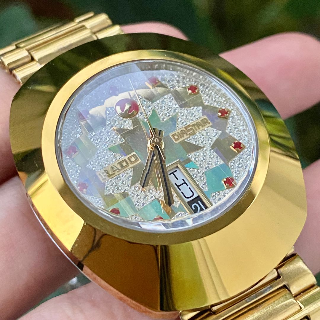 RADO DIASTAR メンズ 動作品 スクエア 132.957.3 ゴールド 時計（obriy 