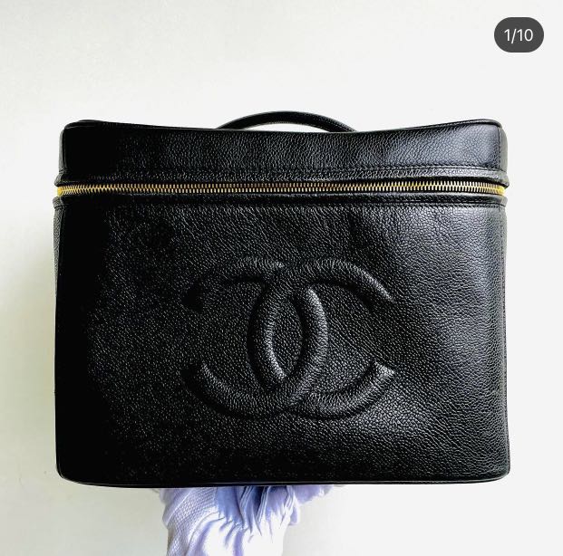 Rare Chanel Train Vanity Case, Luxury, Bags & Wallets on Carousell