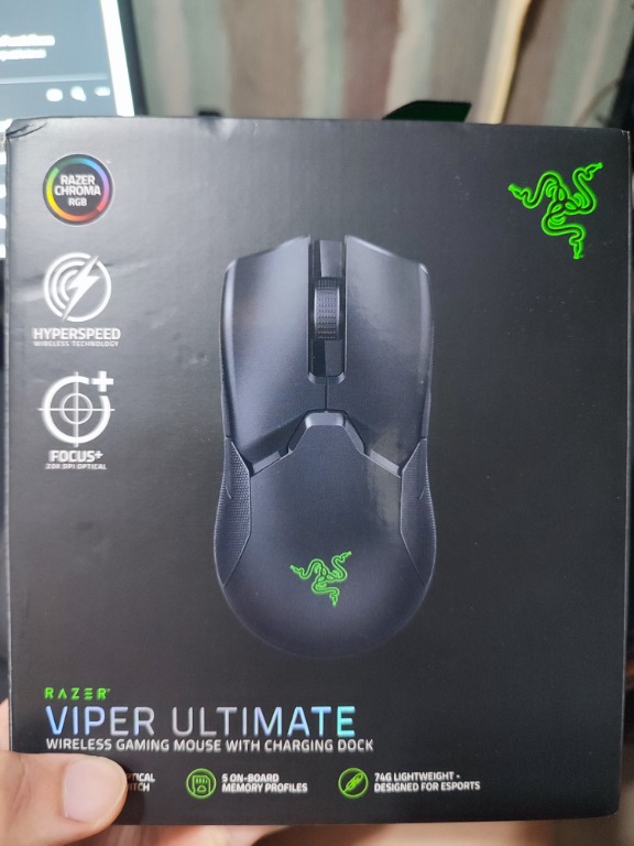 Razer Viper Ultimate V2 w/ Charging Dock, Computers & Tech, Parts ...