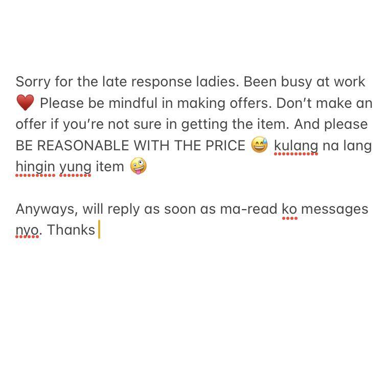 READ ME😊‼️ (Category: Announcements) located in Dagupan City. Submitted by branded_forless (Listing ID 1123222227, Image 1). Description: .