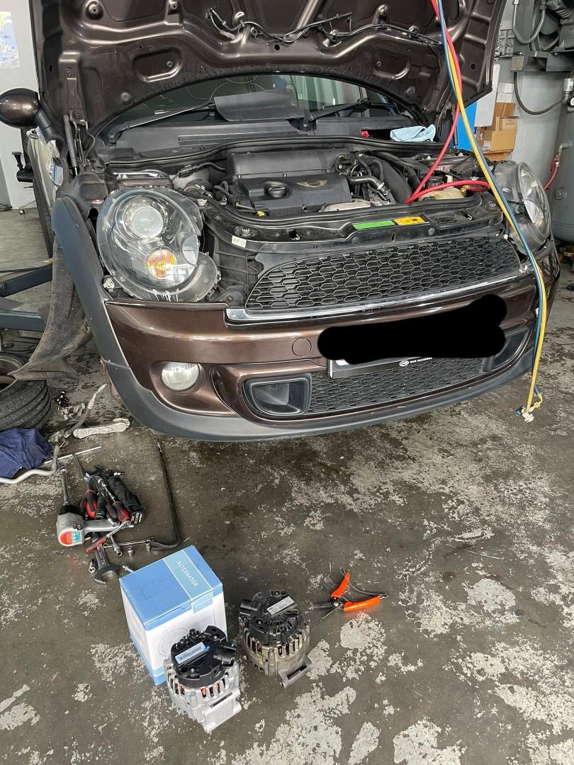 Mini cooper alternator top