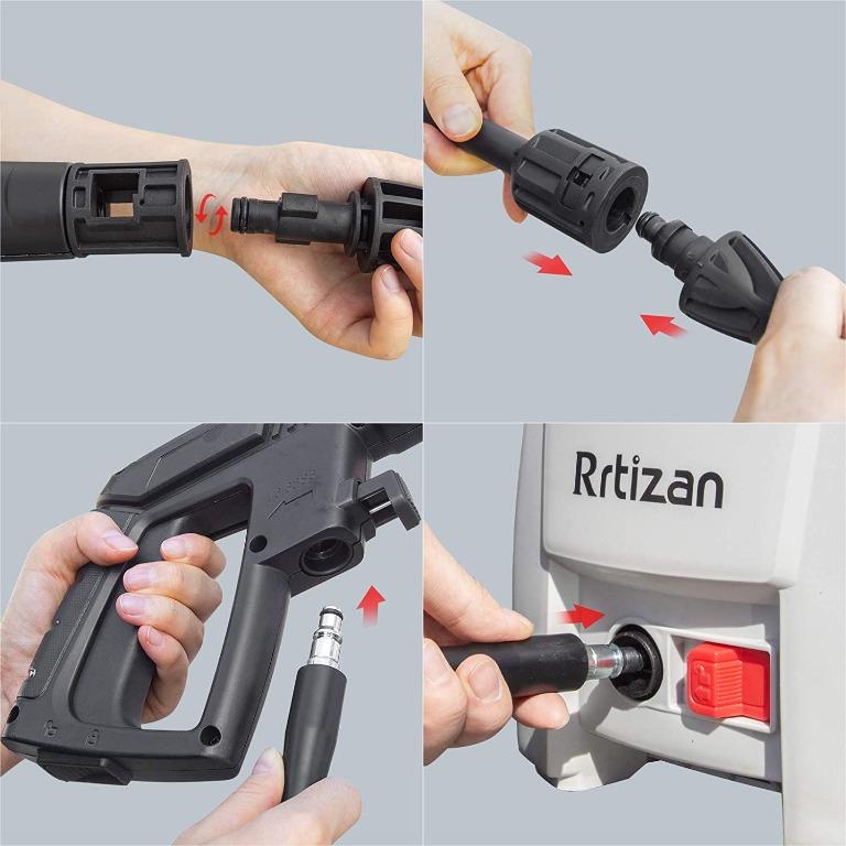 Rrtizan Powerful Pressure Washer 110Bar Electric Jet Washer