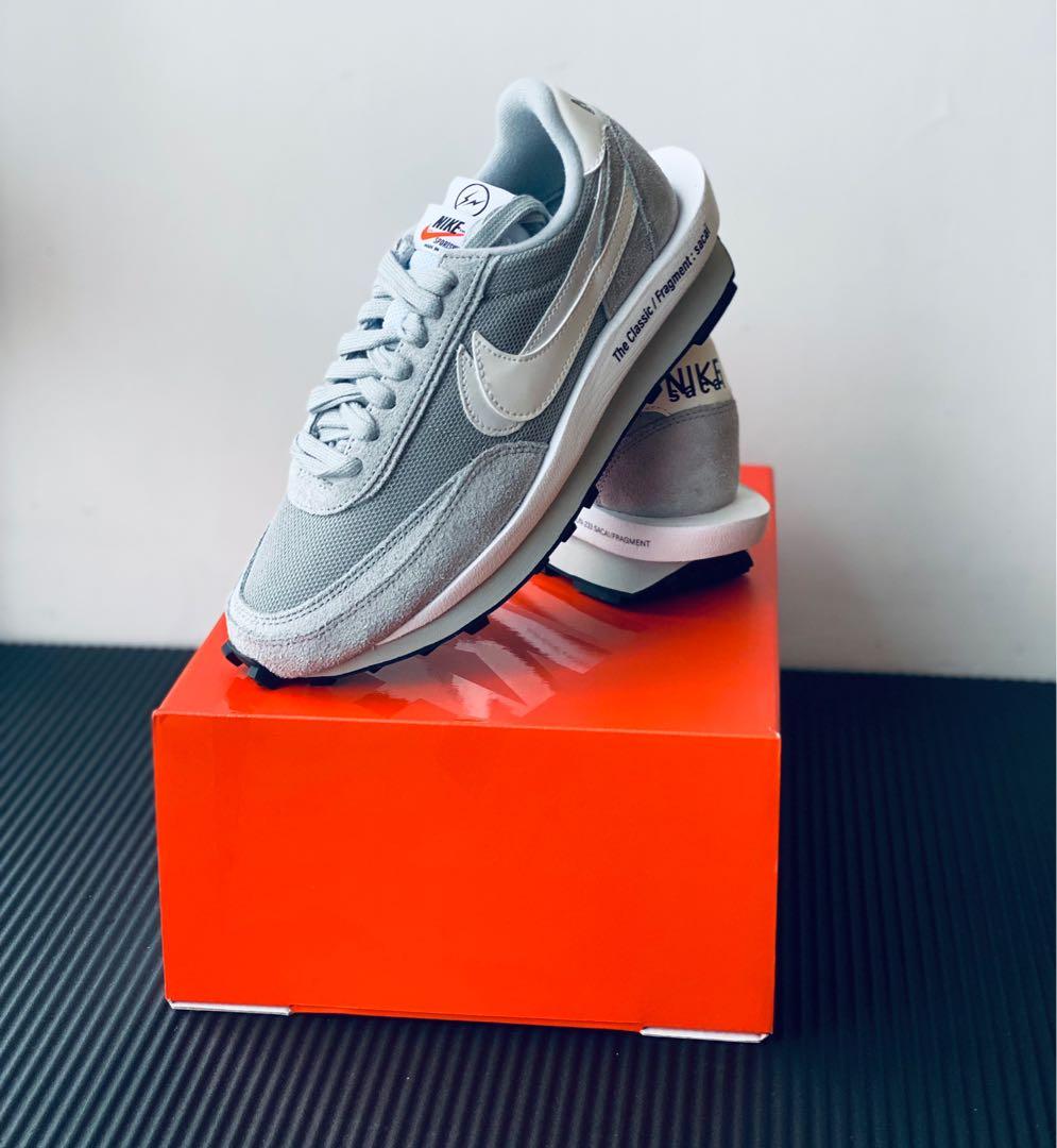 Sacai Fragment Design Nike LDWaffle 藤原浩閃電Grey navy US6.5