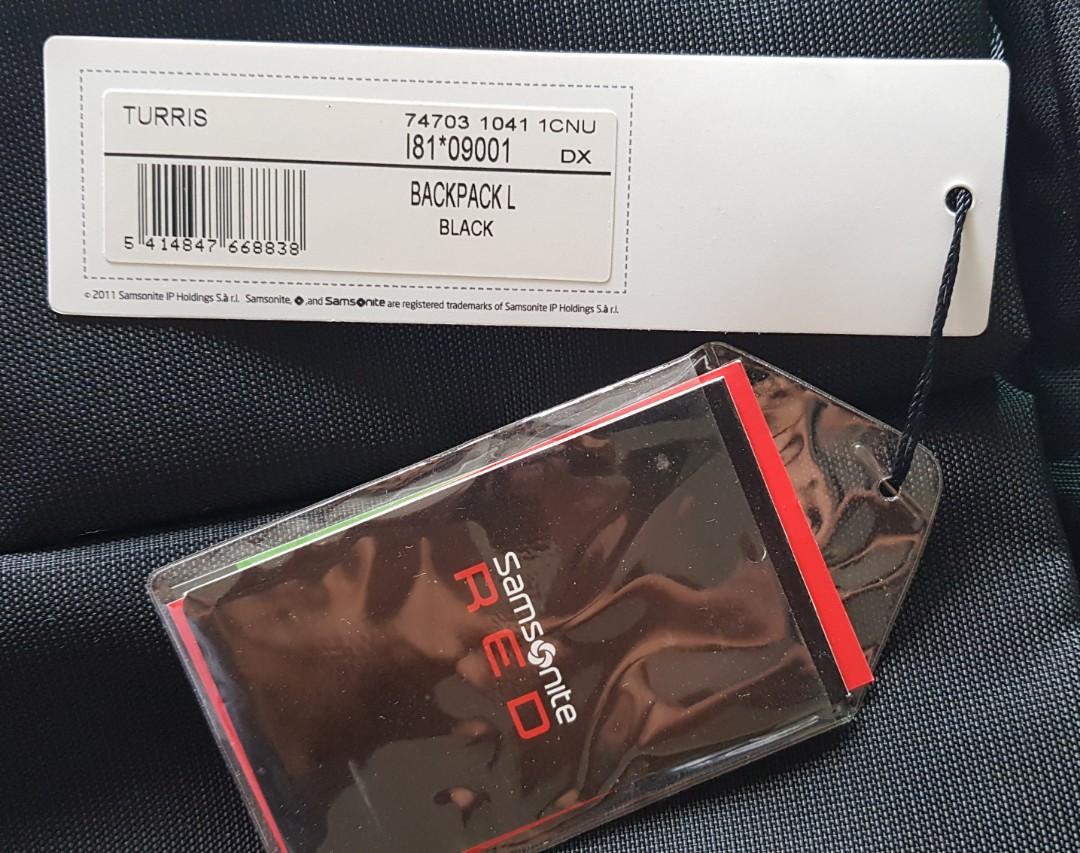 samsonite red turris backpack l 2