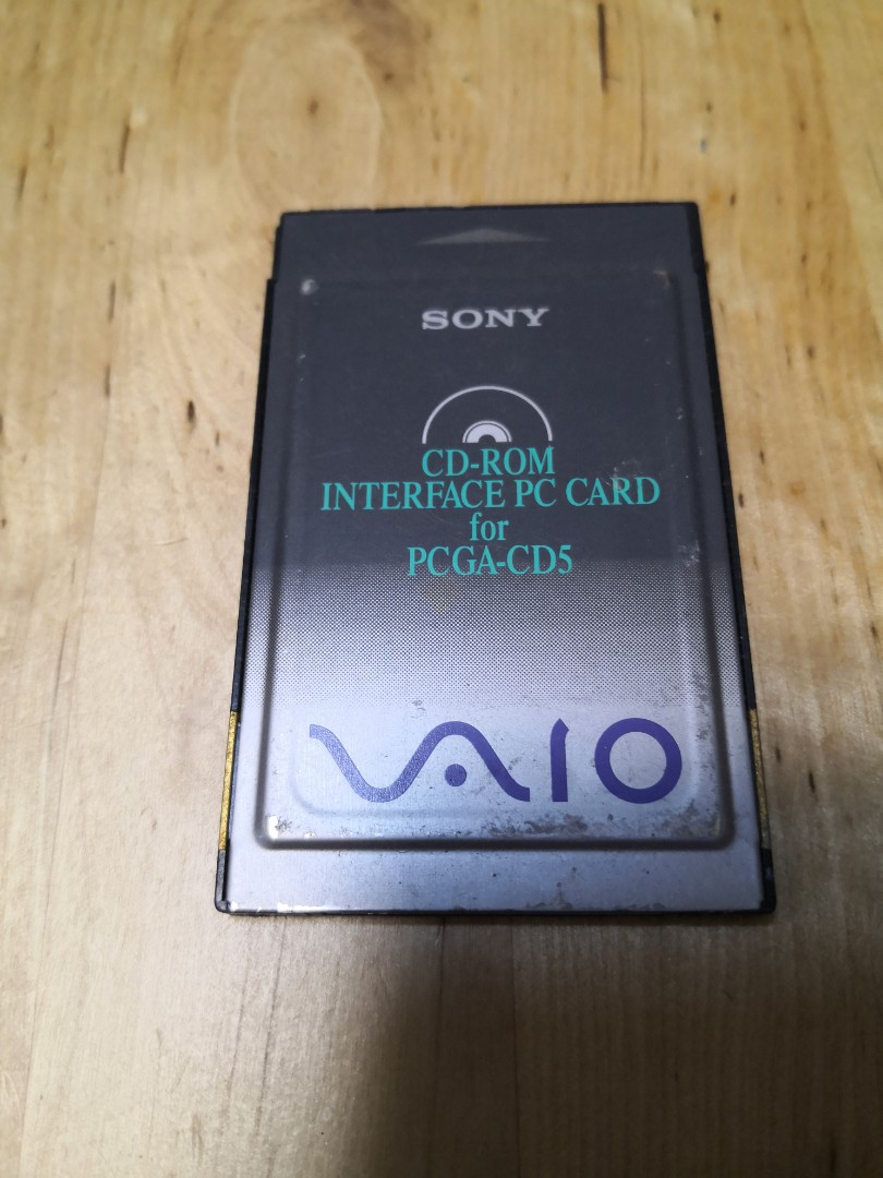 Sony CD ROM interface pc card, 電腦＆科技, 電腦周邊及配件, 電腦