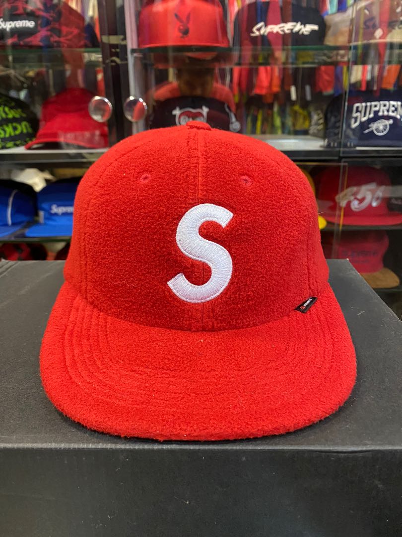 supreme polartec s logo hat