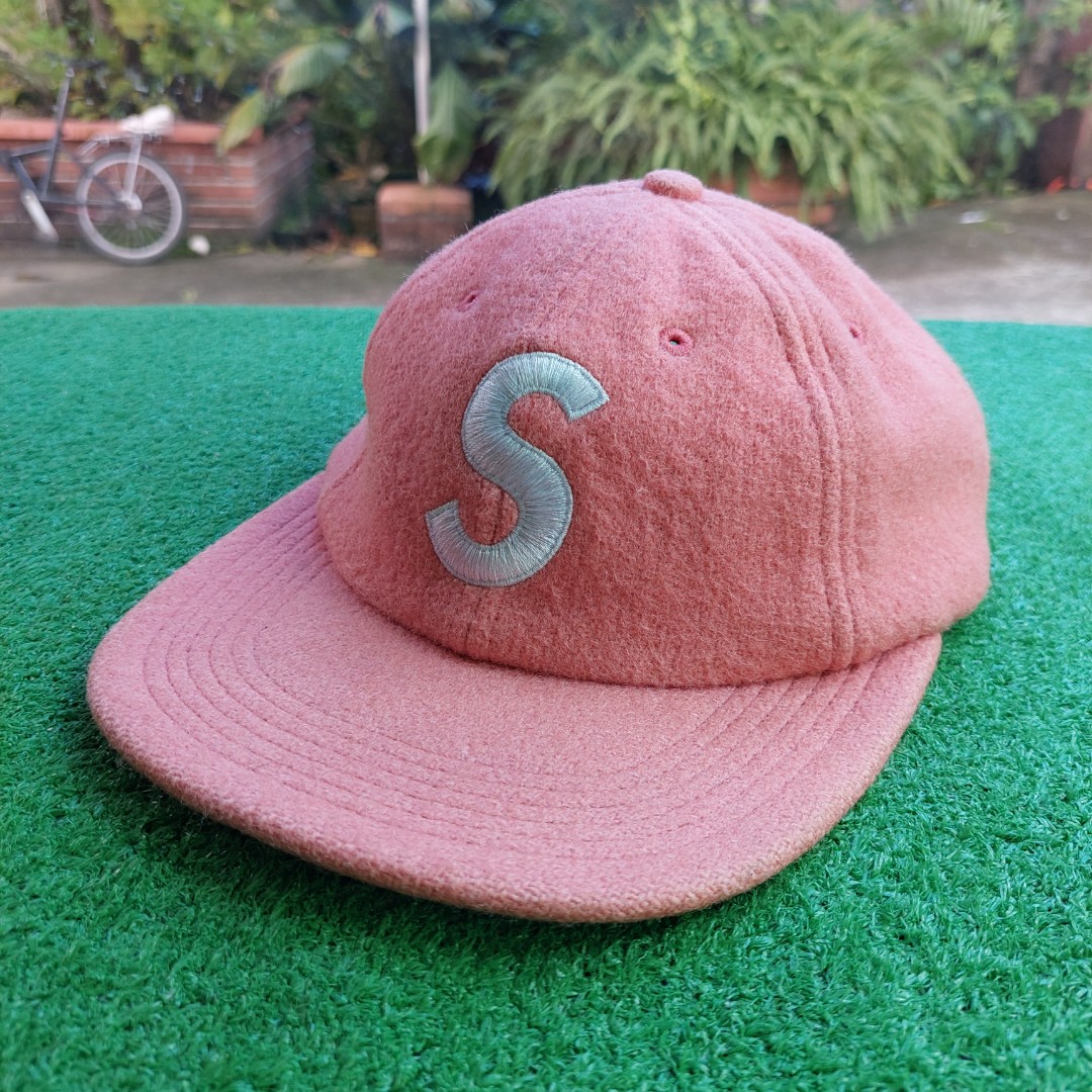 Supreme Wool S Logo 6 Panel Hat FW17 