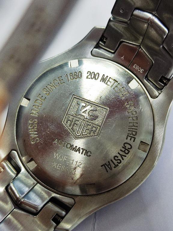 TAG HEUER Link WJF2112 Navy Dial Automatic Men s Watch