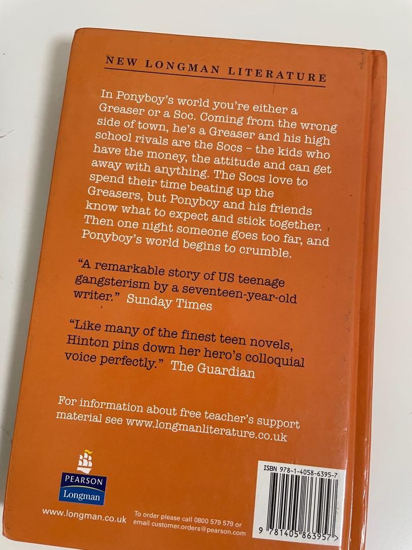 The Outsiders by S.E. Hinton (Pearson), Hobbies & Toys, Books ...