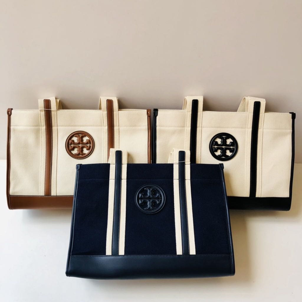 Tory Burch Robinson Canvas Tote Bag
