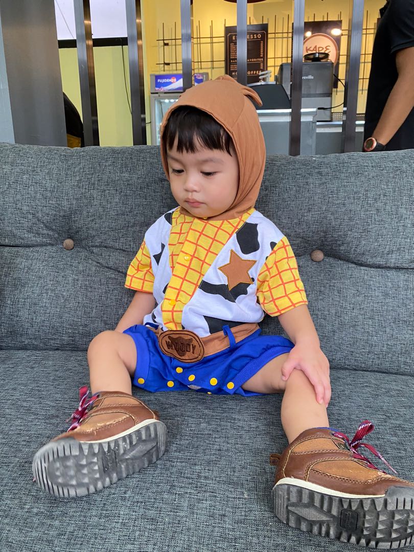 Toy Story Woody Costume, Babies & Kids, Babies & Kids Fashion on Carousell
