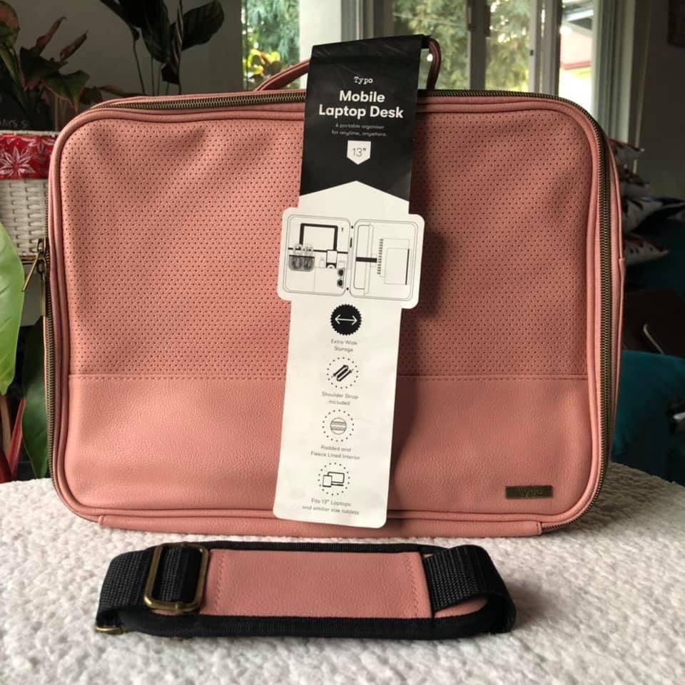 Typo leather laptop bag hotsell