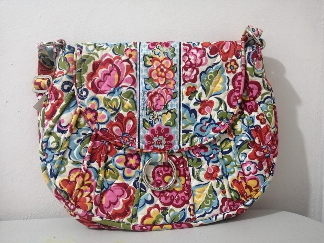vera bradley saddle crossbody